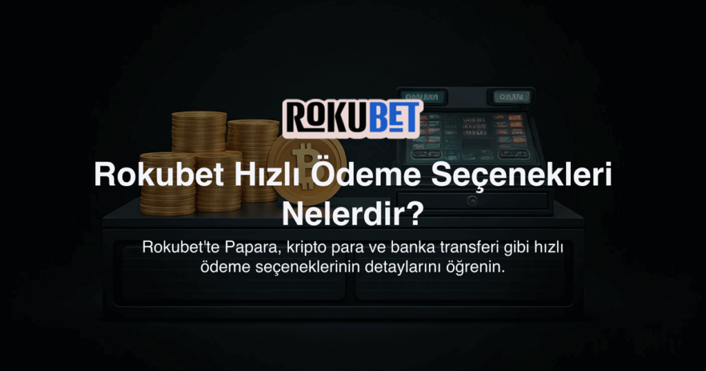 Rokubet Hızlı Ödeme Seçenekleri Nelerdir?